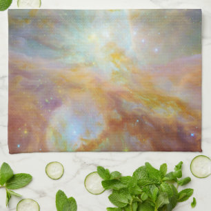 Chaos im Herzen des Orion Spitzer Hubble Composite Geschirrtuch