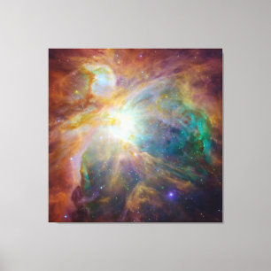 Chaos im Herzen des Orion-Spitzer-Hubble-Komposits Leinwanddruck