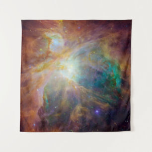 Chaos im Herzen von Orion Spitzer Hubble Composite Wandteppich