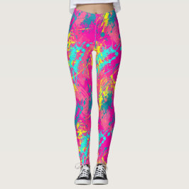 Chaos in einem rosa Dream Leggings - Spaß