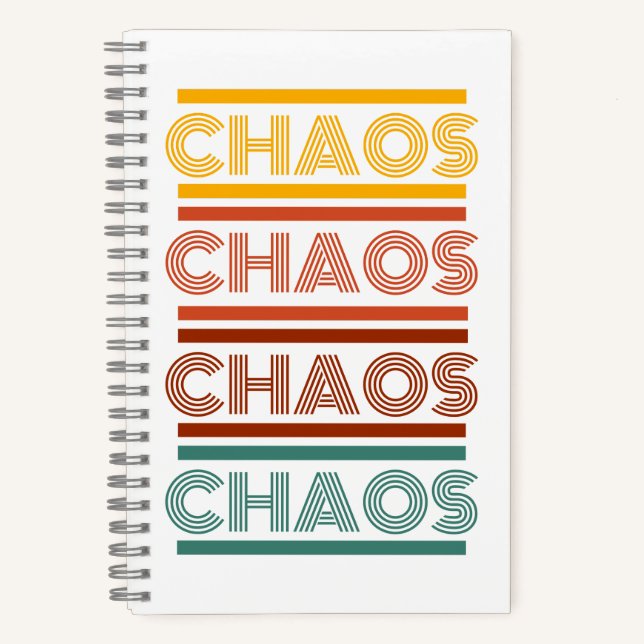Chaos Journal Notizbuch (Vorderseite)