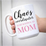 Chaos-Koordinator auch als Mama Funny bekannt Kaffeetasse<br><div class="desc">Chaos-Koordinator auch als Mama Funny Kaffeemaschine Tasse</div>