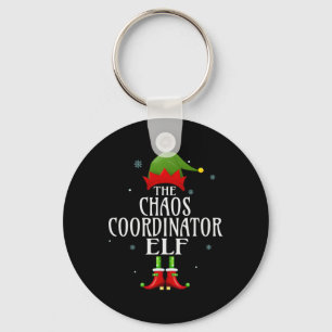 Chaos-Koordinator Elf Xmas Groupe Matching Pajama Schlüsselanhänger