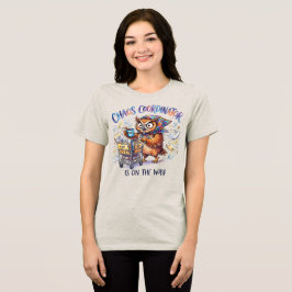 Chaos-Koordinator Eule – Sonderschullehrer Tri-Blend Shirt
