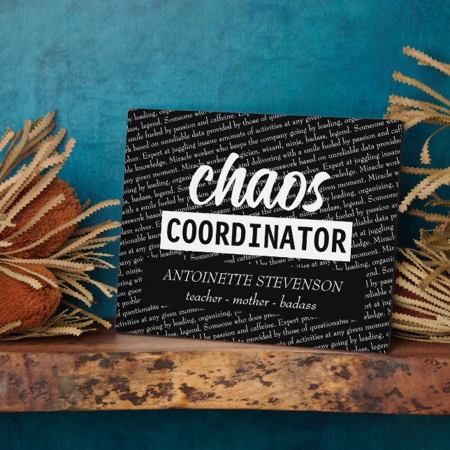 Chaos-Koordinator Fotoplatte (Seite)