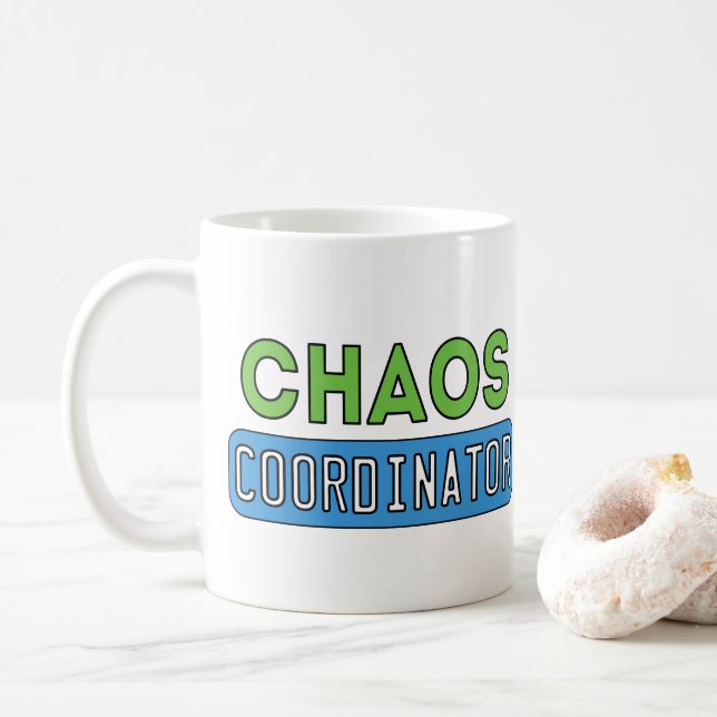 Chaos-Koordinator Kaffeetasse (Mit Donut)