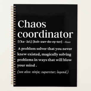 Chaos-Koordinator lustige Definition Planer
