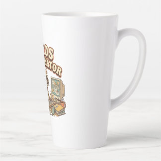 Chaos-Koordinator Lustiger Überarbeiteter Waschbär Milchtasse