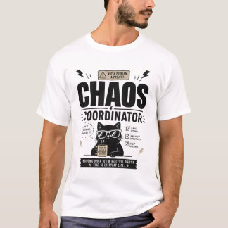Chaos-Koordinator Lustiges Büro-Shirt – Minimalist T-Shirt