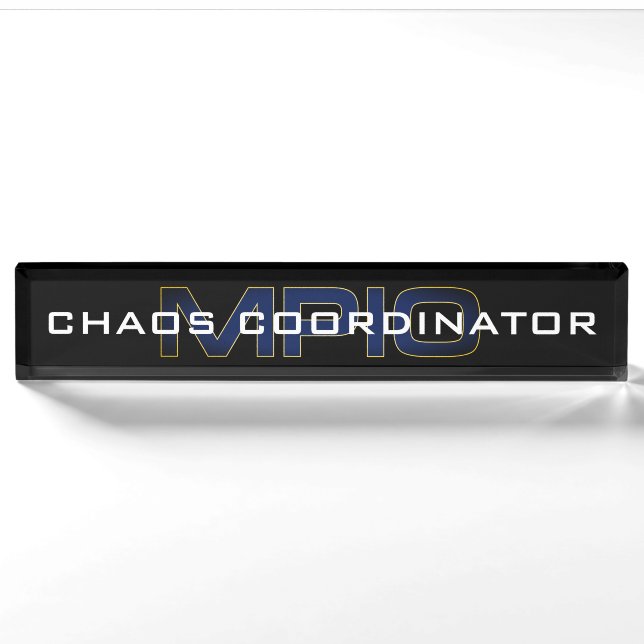 Chaos-Koordinator Namenspatch Namensplakette (Vorderseite)