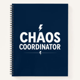 Chaos Koordinator Navy Notizbuch - Bürogeschenk