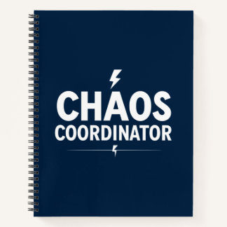 Chaos Koordinator Navy Notizbuch - Bürogeschenk