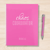 Chaos-Koordinator Pink-Personalisierter Name