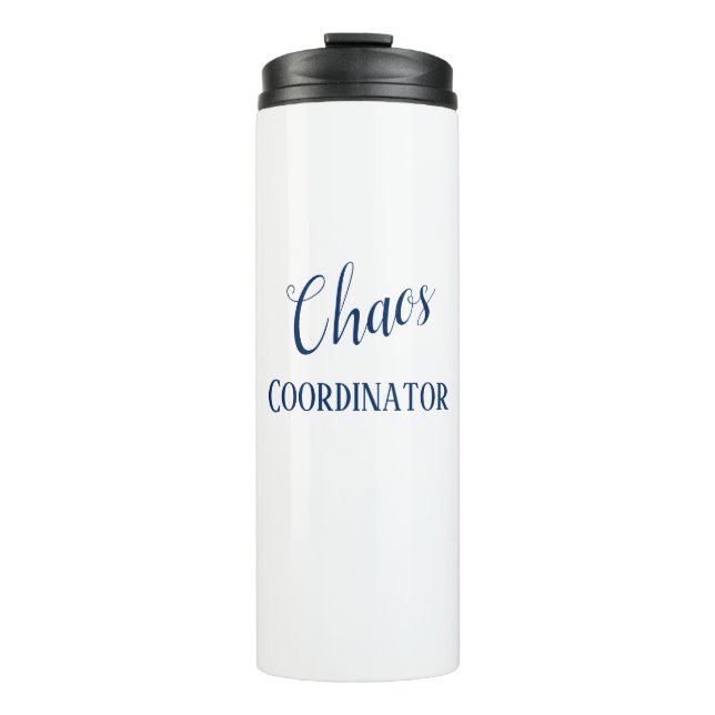 Chaos-Koordinator-Reise-Tasse Thermosbecher (Vorderseite)
