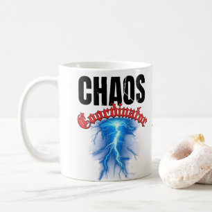 Chaos-Koordinator-Tasse Witzige Mama LehrerIn Kaffeetasse