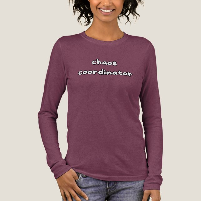 Chaos-Koordinator Tri-Blend Shirt (Vorderseite)