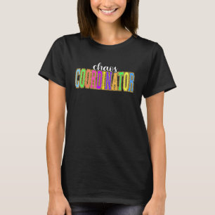 Chaos-Koordinator zurück zur Bewertung der Schular T-Shirt
