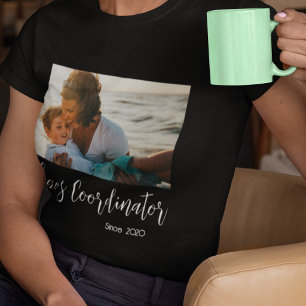 Chaos-Koordinatorin Mama Benutzerdefiniertes Jahr T-Shirt
