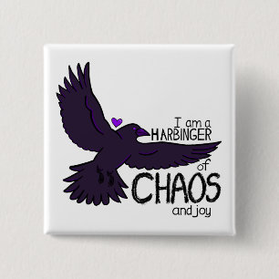 Chaos-Krähe Button