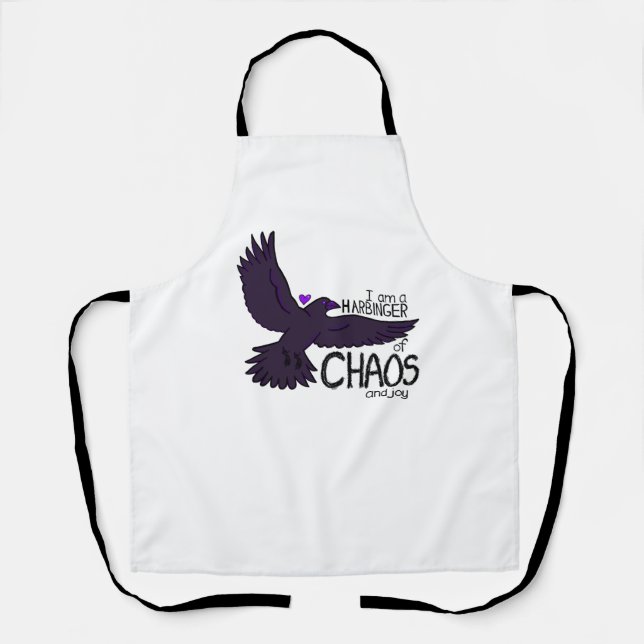 Chaos-Krähen-Teppich Schürze (Vorderseite)
