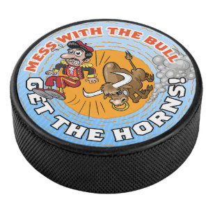 Chaos mit dem Bull... Eishockey Puck