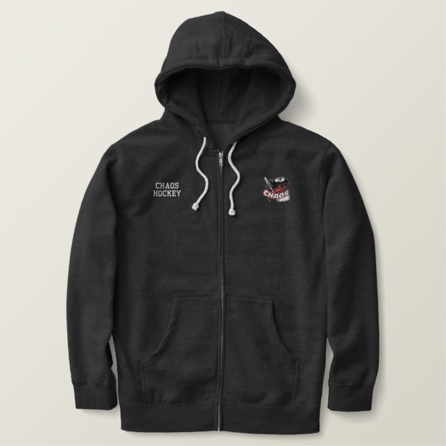 Chaos-mit Kapuze Sweatshirt (Design vorne)
