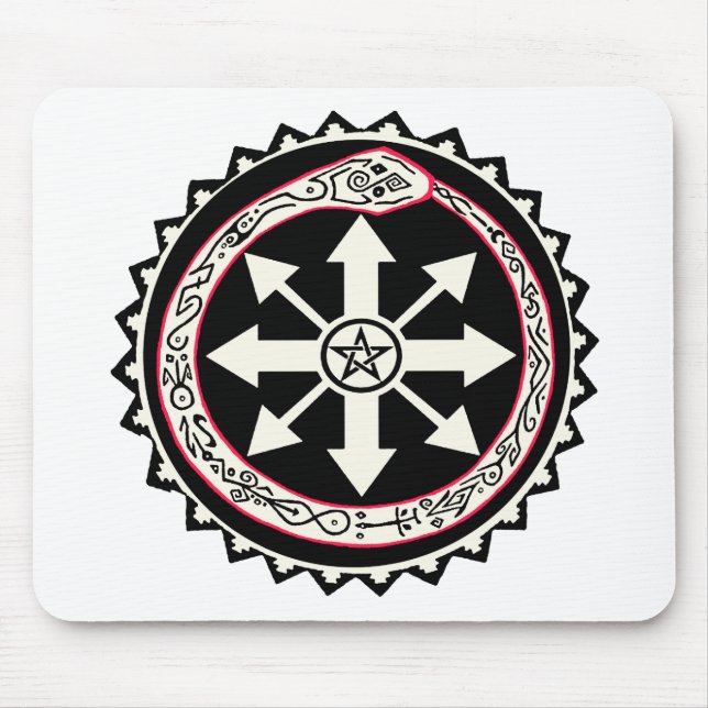Chaos mit Ouroburos Snake Mousepad (Vorne)