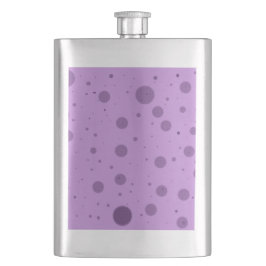 Chaos mit violettem Punkt Flachmann