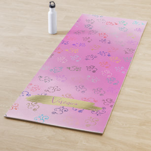 Chaos OMs Lavendel, Hübsch, rosa Ombre Om Yogamatte
