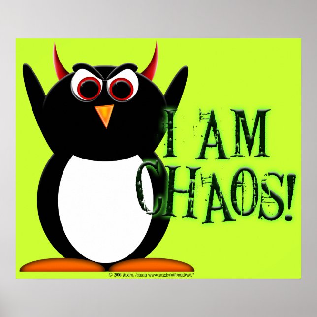 Chaos Penguin Poster (Vorne)