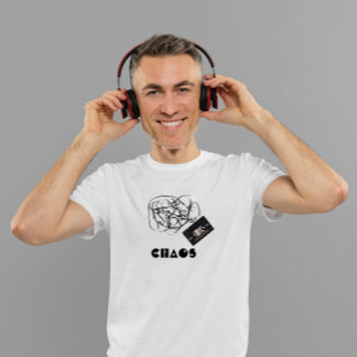 "Chaos" Retro-Audiokassette Vintage T-Shirt