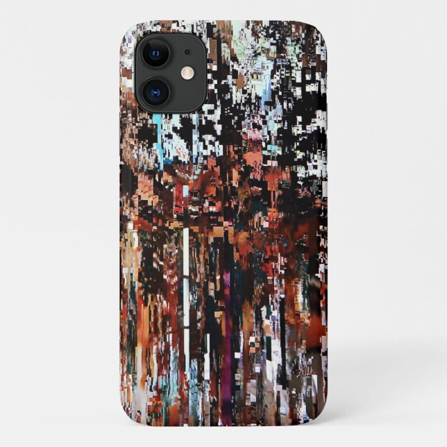 Chaos Trees Abstrakt Art Phone Case (Rückseite)