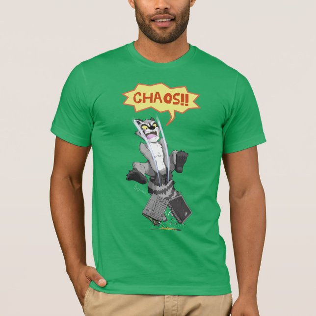 Chaos-Waschbär T-Shirt (Vorderseite)