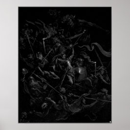 Chaos Watches Gustave Dore Poster