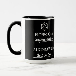 Chaotic Evil Dungeon Master Tasse