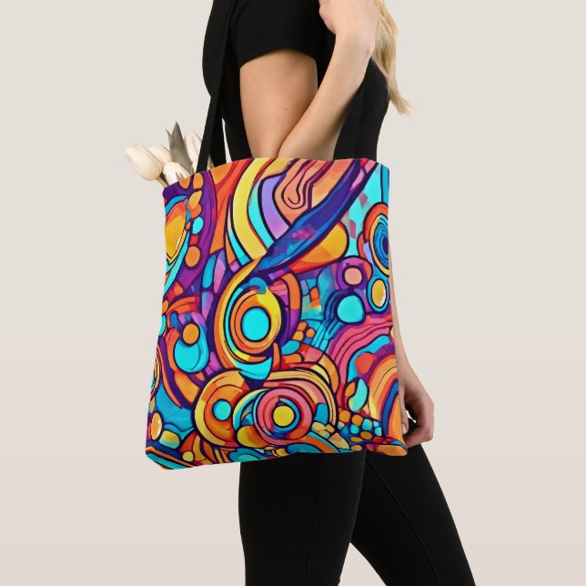 Chaotic Joyful Color Dance Tasche (Von Nahem)