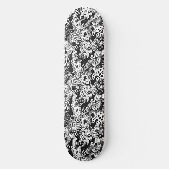 Chaotic Microbes Skateboard Deck (Vorderseite)