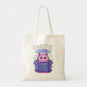 Chaotisch Gute Katze Ich Tue Was Ich Will Tragetasche