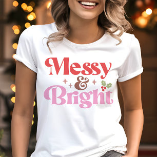Chaotisch und fröhlich Lustige Weihnachten Tri-Blend Shirt
