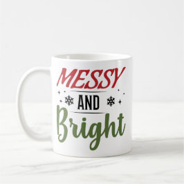 Chaotisch und fröhlich, lustiges Weihnachten Kaffeetasse