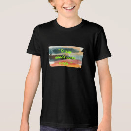 Chaotische Köpfe schaffen Magie | Abstrakte Pinsel Tri-Blend Shirt
