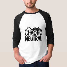 Chaotische neutrale Katze - Funny T-Shirt