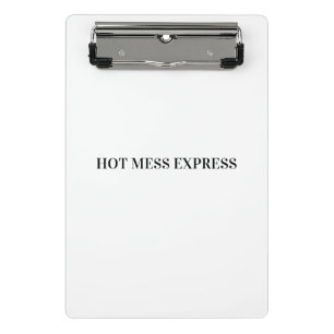 CHAOTISCHER ZUG EXPRESS MINI KLEMMBRETT
