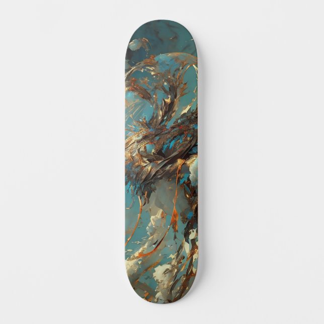 CHAOTISCHES MAGIKIER 4 SKATEBOARD (Vorderseite)