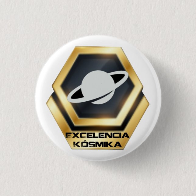 Chapa Excelencia Kósmika Button (Vorderseite)