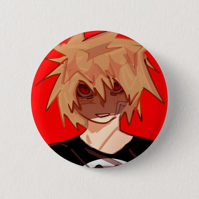 Chapa, Pin decorativo de Bakugou Katsuki. Button (Vorderseite)