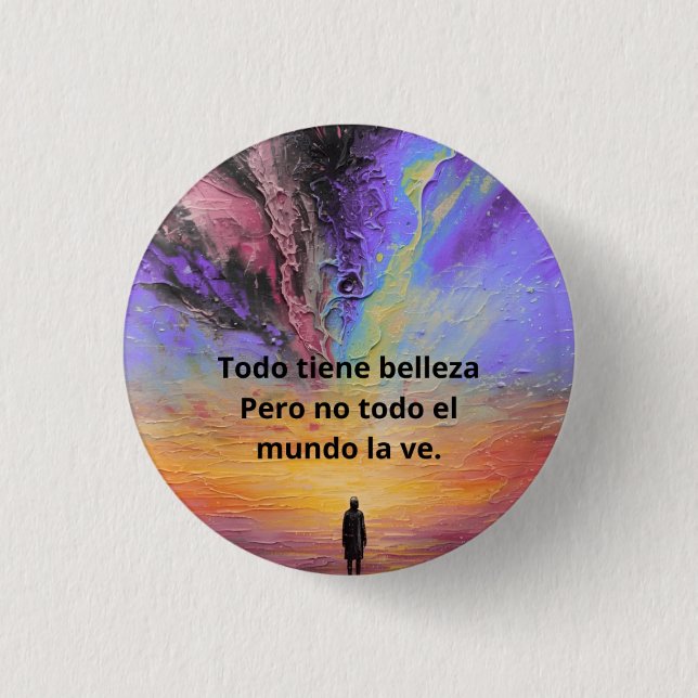 Chapa Redonda Custom | Mensajes, Arte y Creativida Button (Vorderseite)