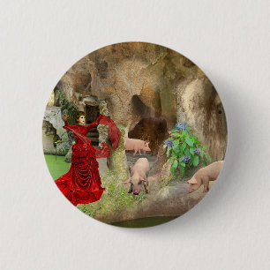 Chapa Redonda De 5 Cm Circe na Quinta da Regaleira Button