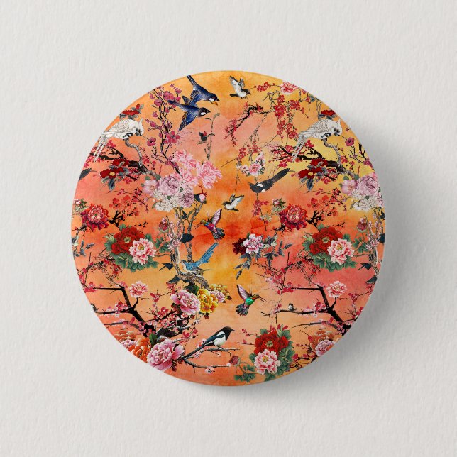 Chapa Redonda De 5 cm Privatgarten Chinesisch (II) Button (Vorderseite)