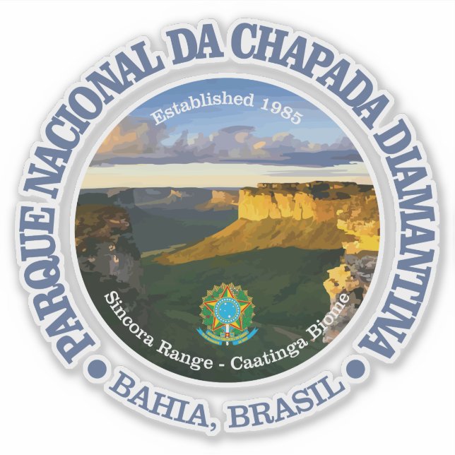 Chapada Diamantina NP Aufkleber (Vorderseite)